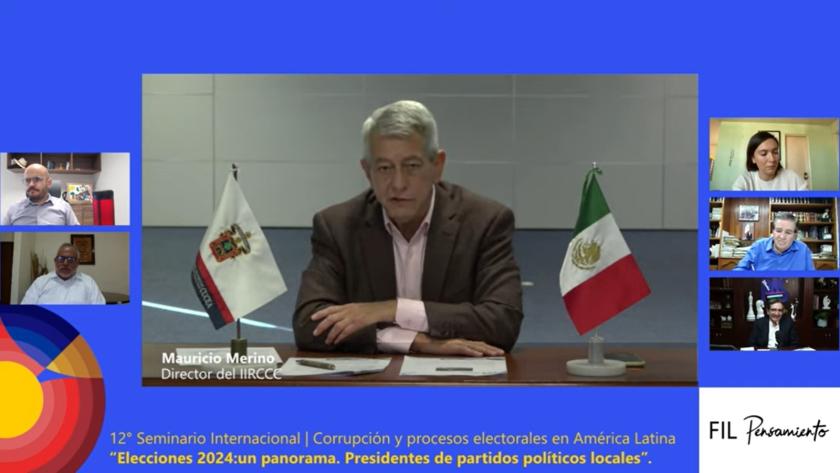 Expositor en el “Seminario Internacional Corrupción y procesos electorales en América Latina”.