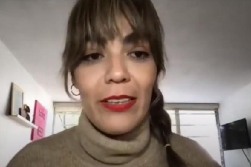 Panelista en la charla “Soy Mujer, estoy aquí”.