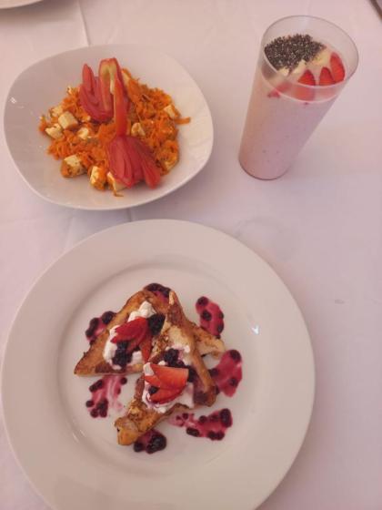Platillos elaborados en el concurso Altos Chef.