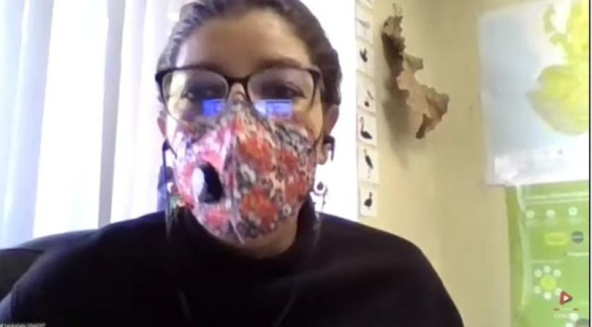 Expositora del Foro Internacional de la Educación Ambiental.