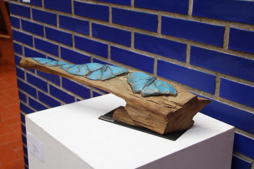 Pieza en la exposición “Relieves”.