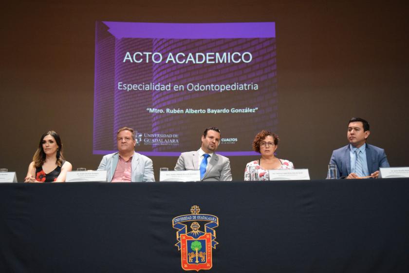 Autoridades de CUAltos en su Acto académico.