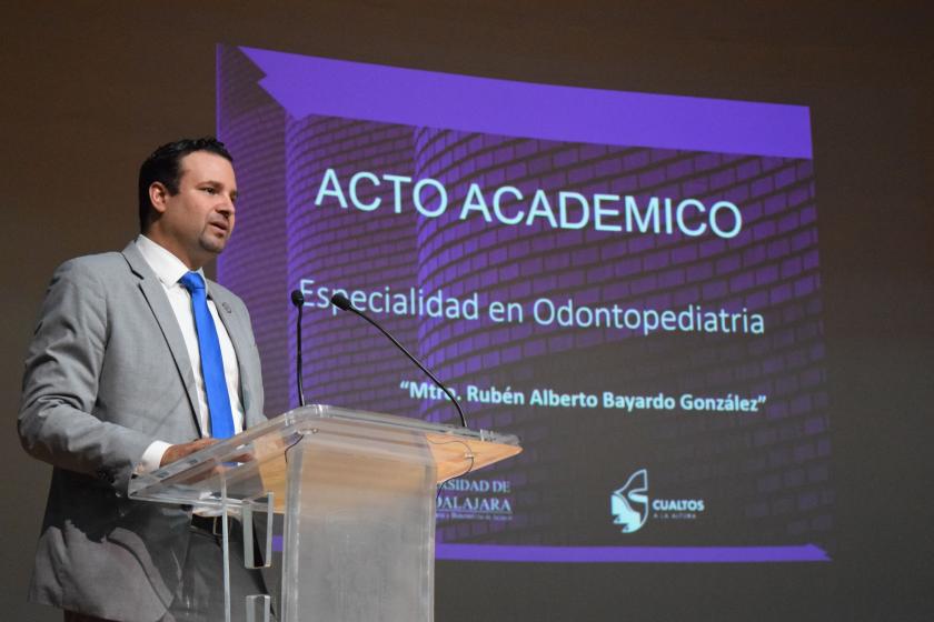 Autoridad de CUAltos en su Acto académico.