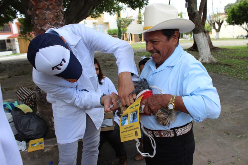 Alumno, dueños de la mascota y mascota