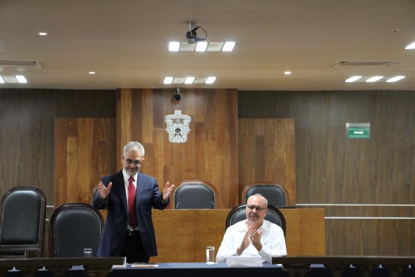 Integrantes de la Ceremonia de Bienvenida.