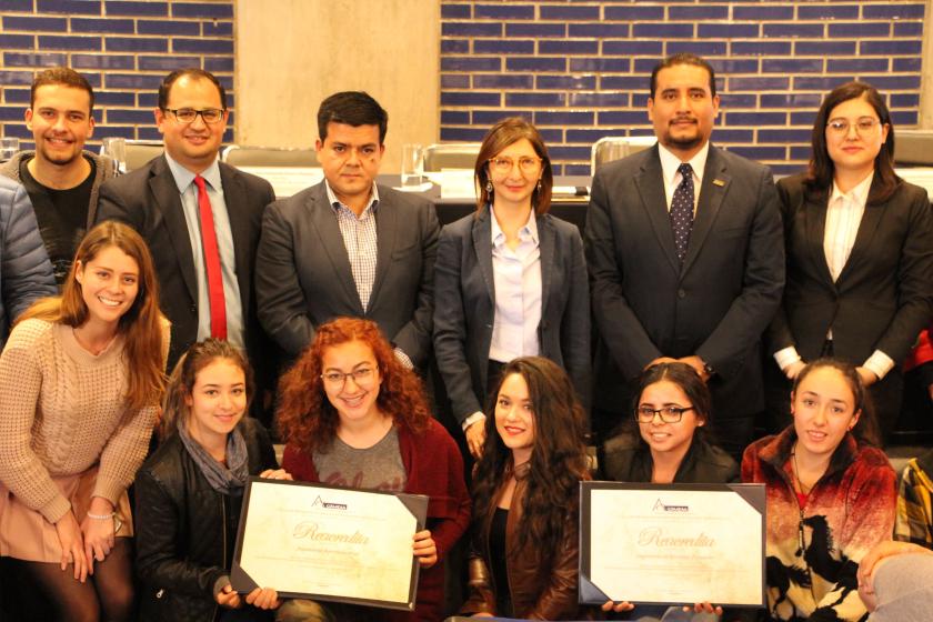 Integrantes de la Ceremonia de reconocimiento.