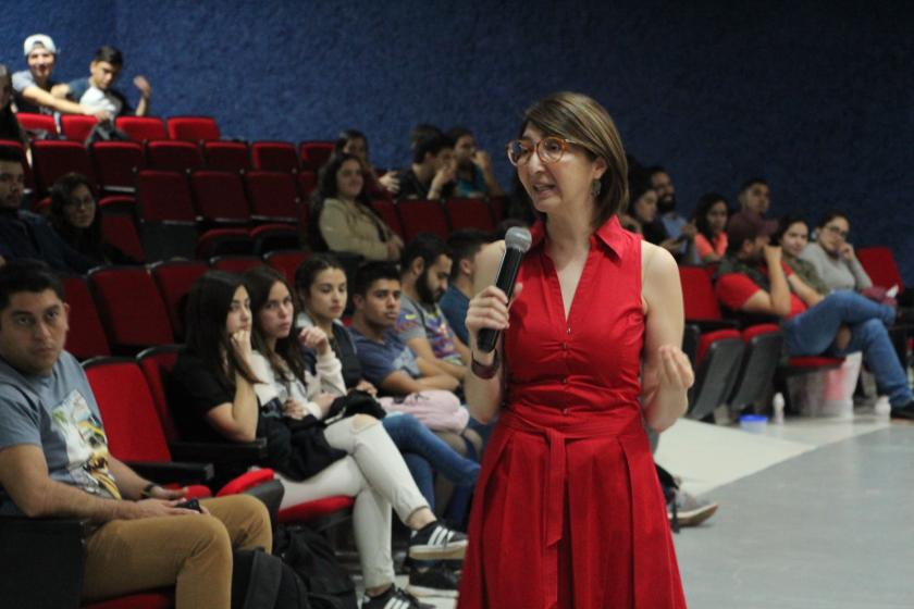 Expositoras en el Ciclo de conferencias Voces de Mujer.