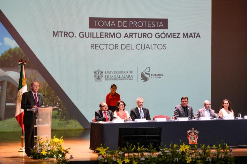 Integrantes de la Ceramonia de toma de protesta.