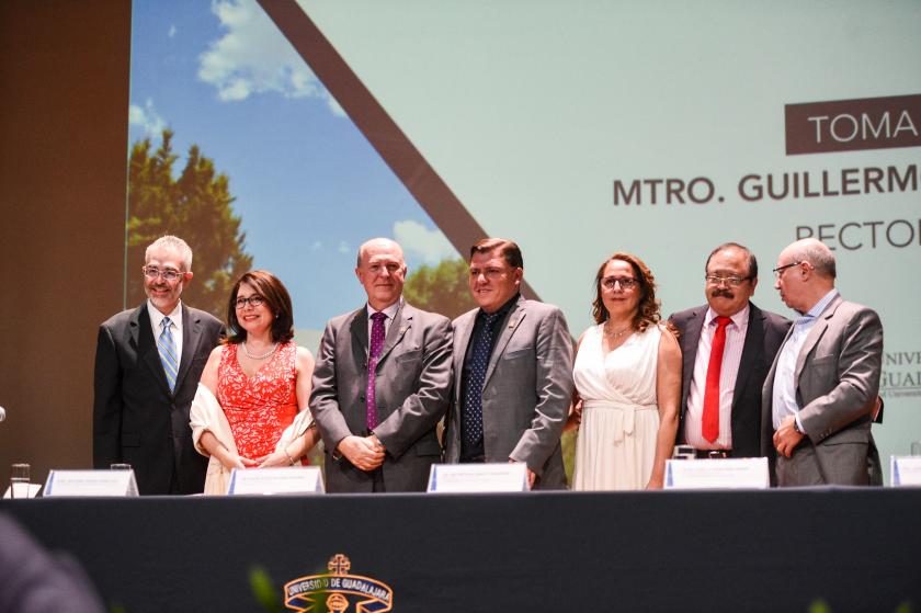 Integrantes de la Ceramonia de toma de protesta.