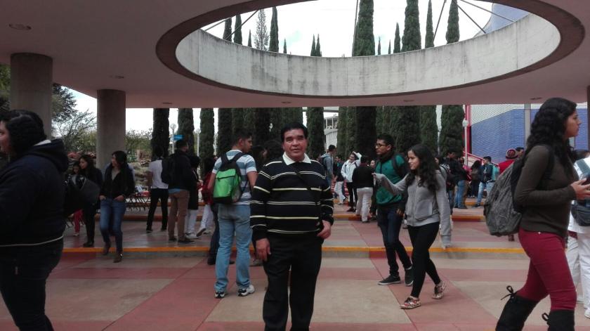 Francisco Medina Navarro en explanada