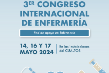Cartel general del 3er. Congreso Internacional de Enfermería