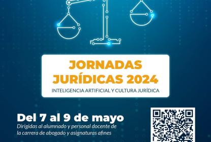 Cartel general de las Jornadas Jurídicas 2024