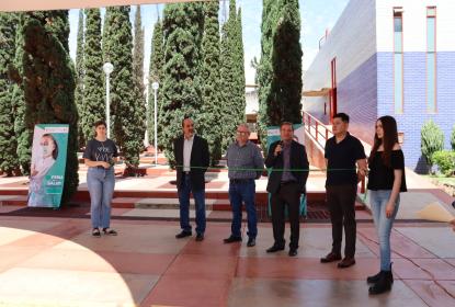Directivos de CUAltos en la inauguración de la Feria de la Salud