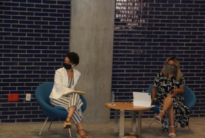 Participantes de la charla “Soy Mujer, estoy aquí”.