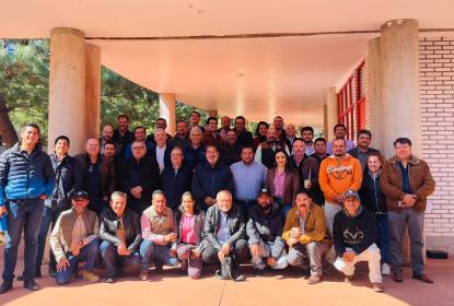Integrantes de la primera reunión de trabajo del Cuerpo Académico 1070 Producción Agropecuaria y Sustentabilidad de CUAltos.