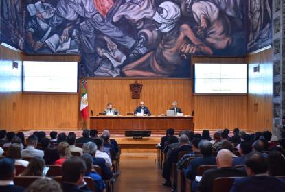 Sesión ordinaria del Consejo General Universitario.