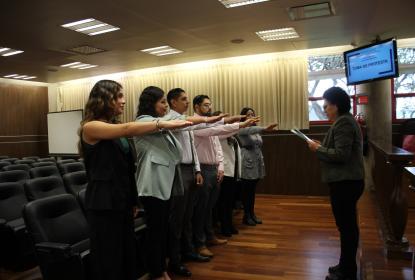 Primera generación de la Especialidad en Enfermería en Cuidados  Intensivos del CUAltos celebra su Toma de Protesta 
